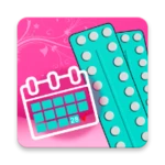 birth control pill reminder android application logo